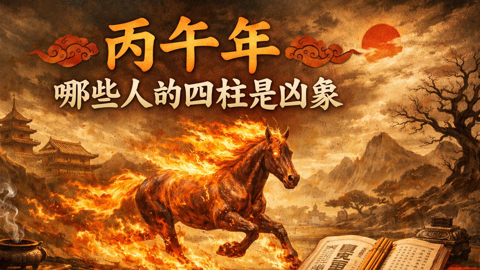 【玄】丙午年哪些人的四柱是凶象