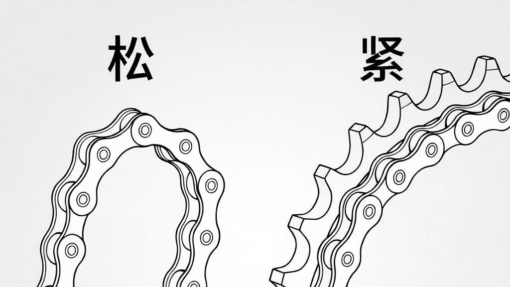 自行车链条松骑得轻松还是紧骑得轻松
