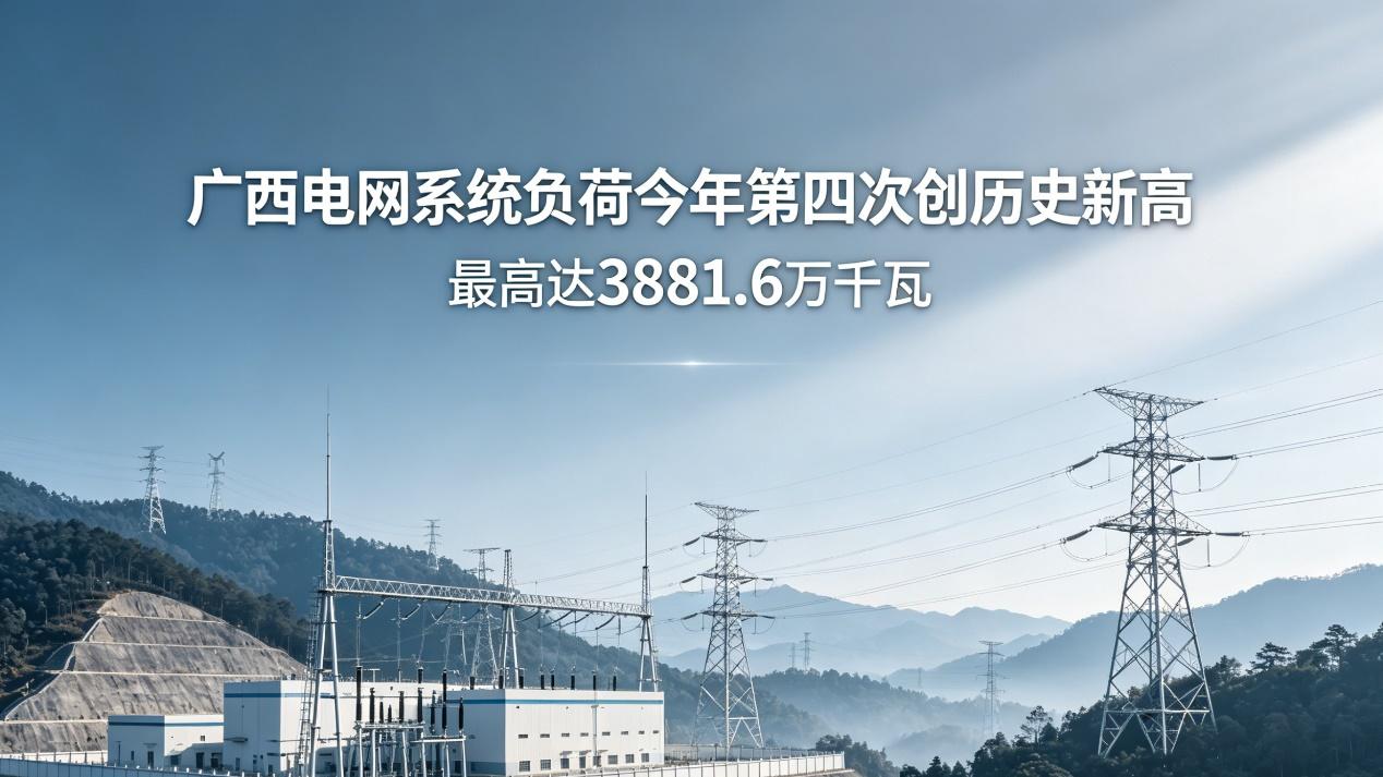 3881.6万千瓦！广西电网负荷“四连破”，背后不止是高温