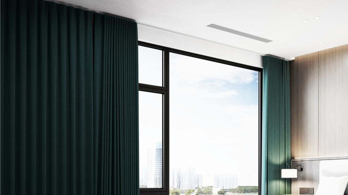 普通家装窗帘漏光？中波帘全遮光不漏光更省心