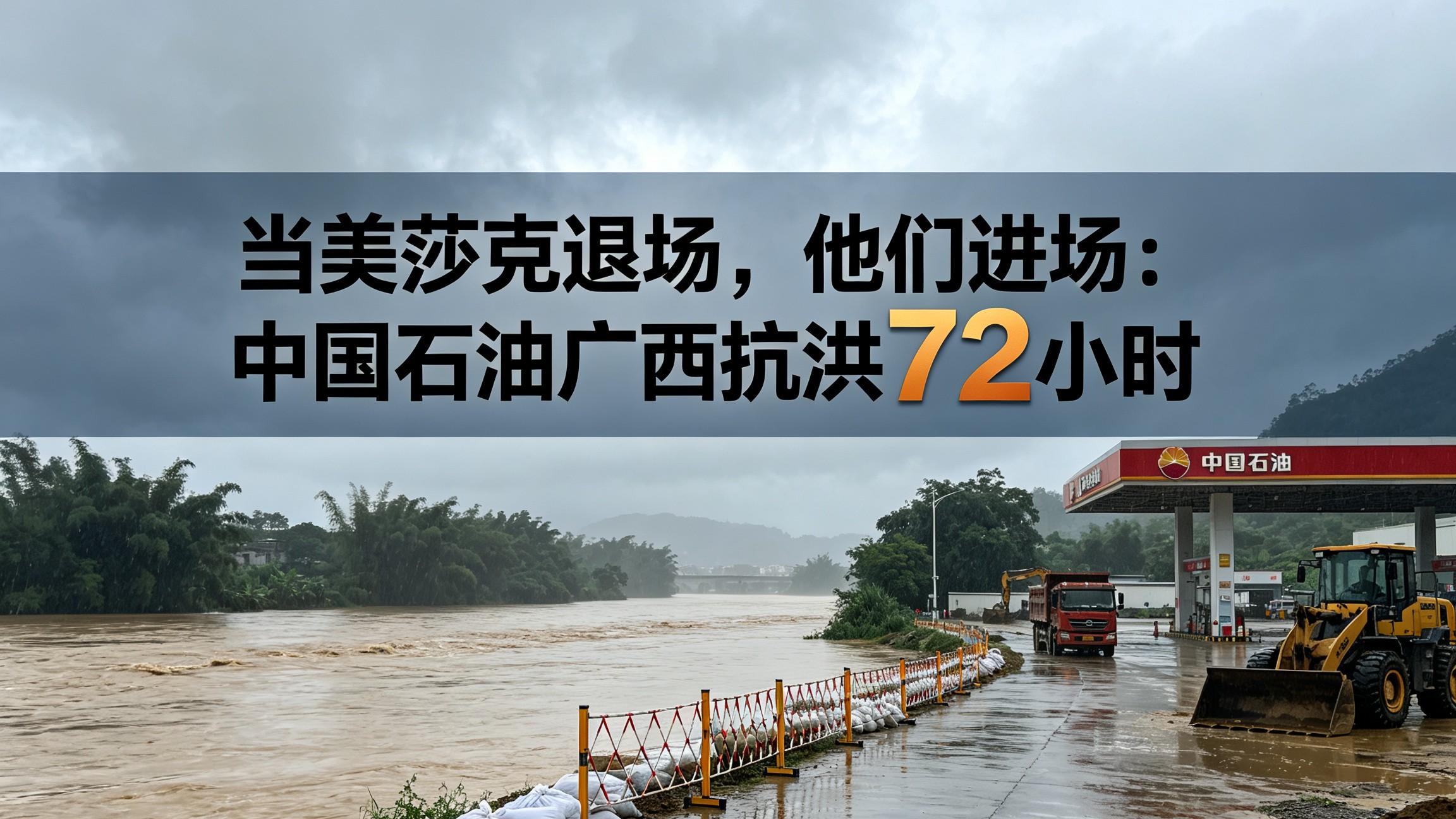 当美莎克退场，他们进场：中国石油广西抗洪72小时