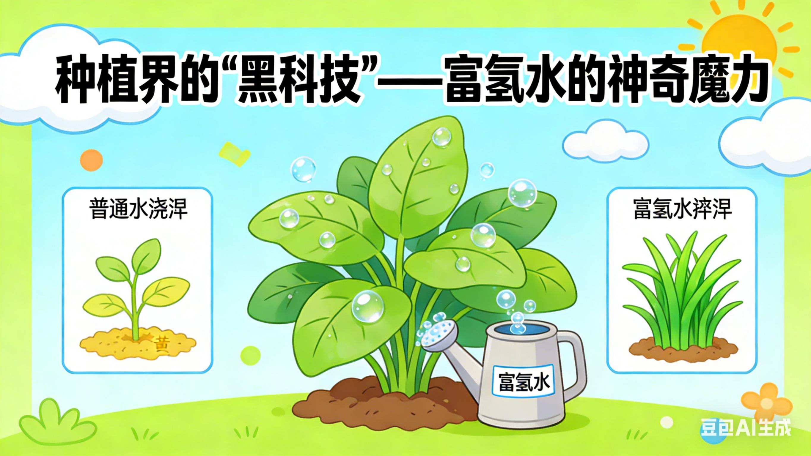 种植界的“黑科技”——富氢水的神奇魔力