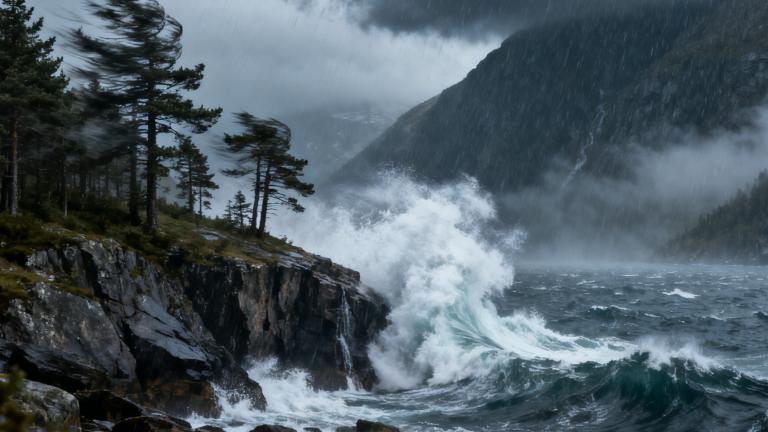 风暴引发北欧交通混乱和停电