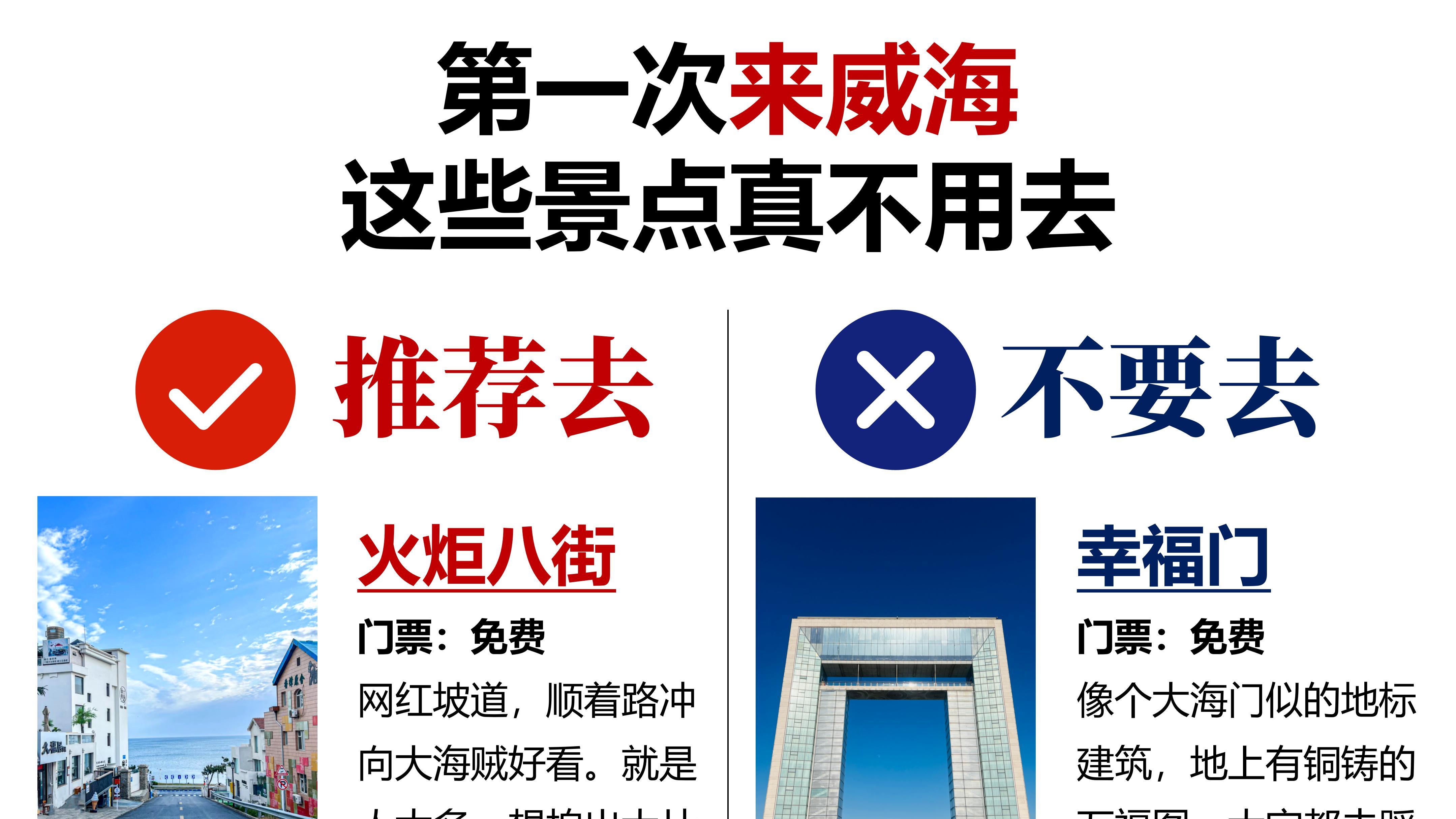 第一次来威海，这些景点真不用去