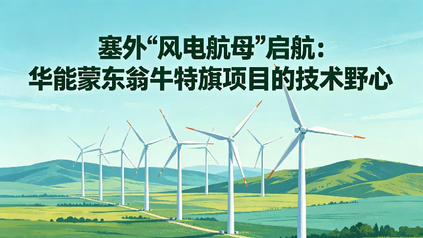 塞外“风电航母”启航：华能蒙东翁牛特旗项目的技术野心