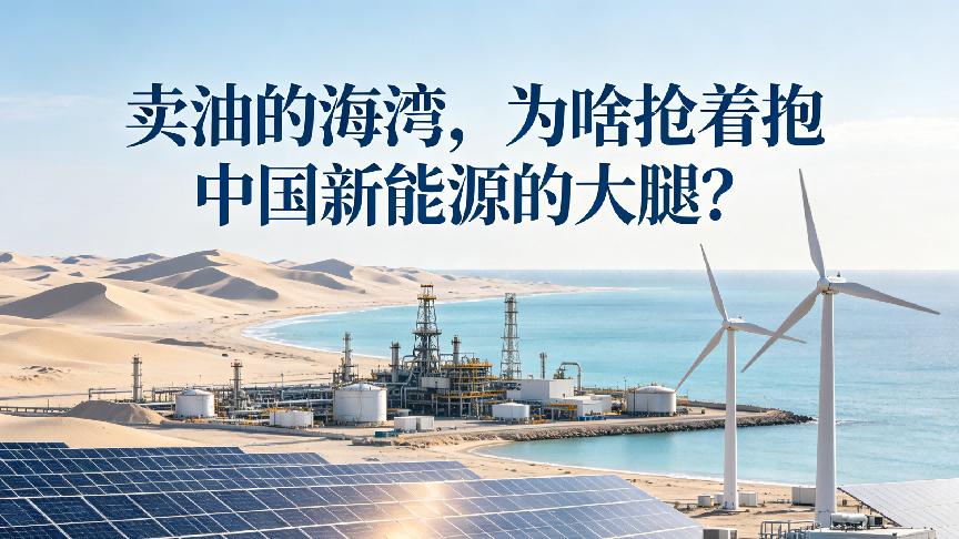 卖油的海湾，为啥抢着抱中国新能源的大腿？