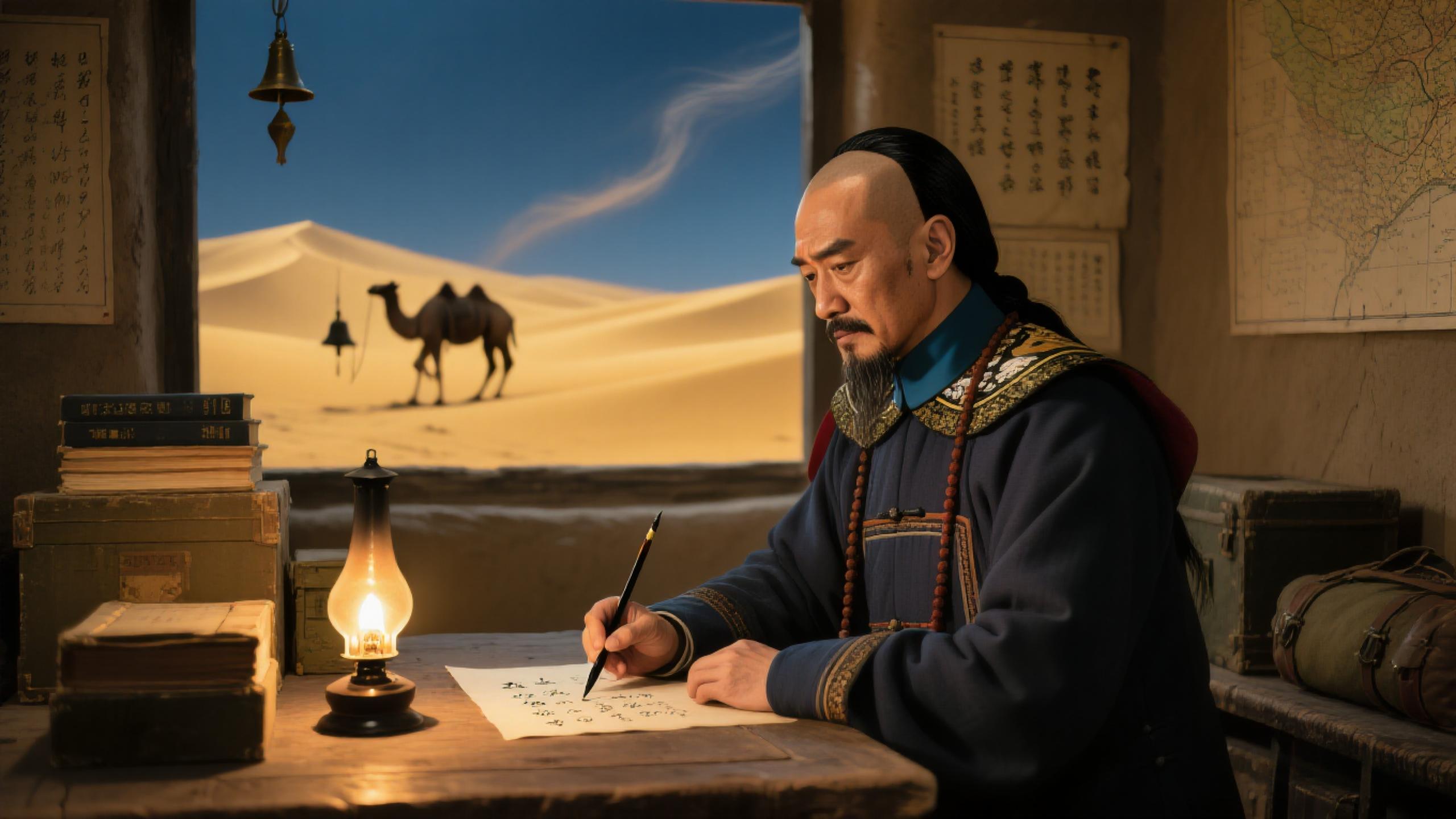 林则徐"西域思念"：民族英雄的戍边岁月，与妻诗书往来的精神支撑