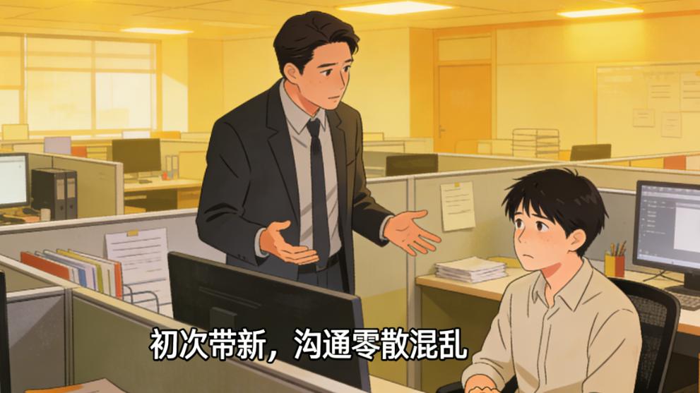 管理者如何和职场新人沟通入职细节，细致讲解不遗漏，帮新人快速适应节奏