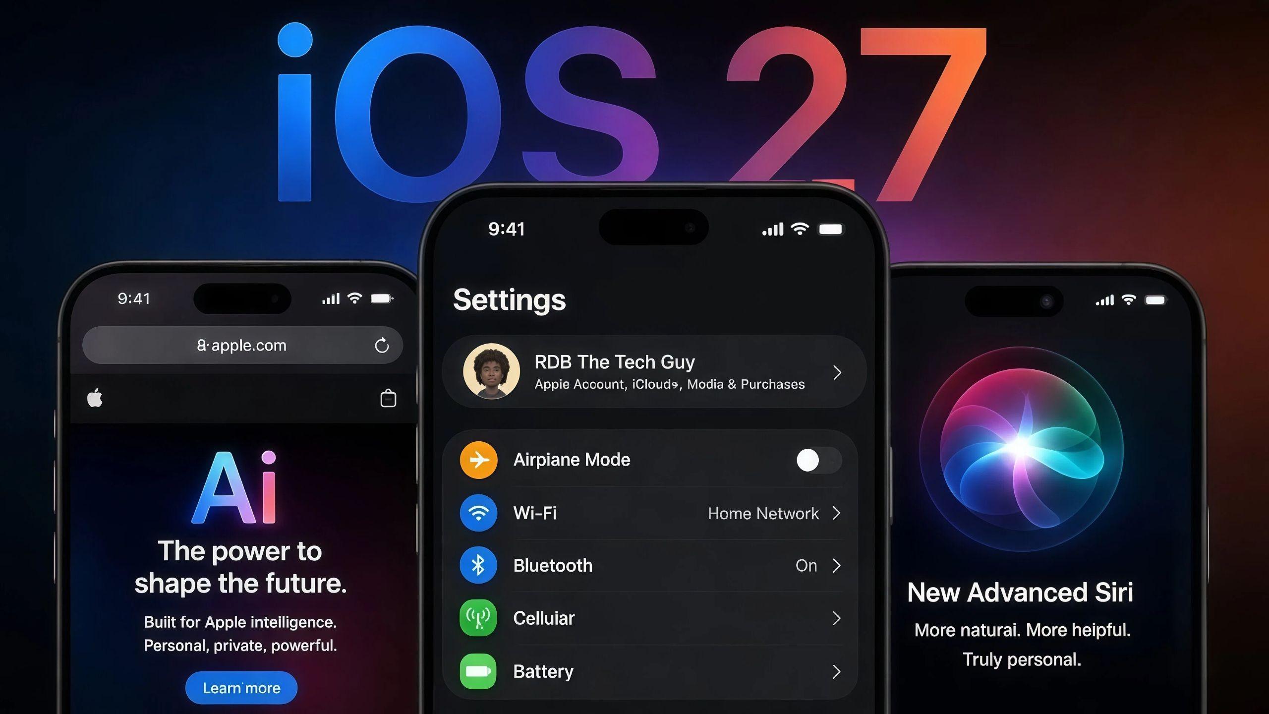 苹果iOS 27开放AI模型选择，国行用户还在等PPT