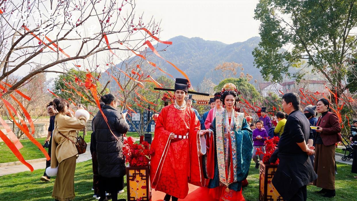 踏雪寻梅贺新春，香约浙里共富时 2026绍兴“香约梅海”嘉年华在王坛启幕