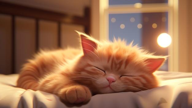 猫咪为啥能陪人睡一整个晚上？真相原来这么暖心！