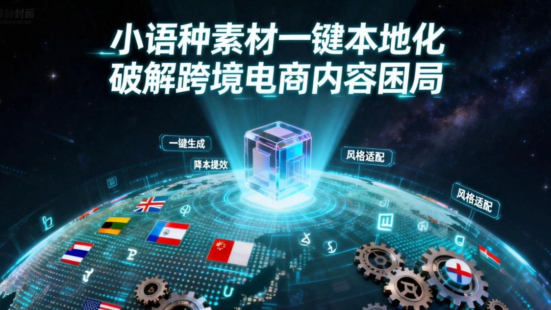封神！小语种素材一键本地化，跨境卖家躺着赚差价