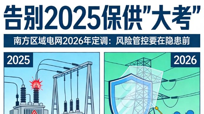告别2025保供大考，南方区域电网2026年定调：风险管控要在隐患前