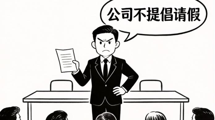 HR 说 “公司不提倡请假”，我每天在工位播放《劳动法》音频