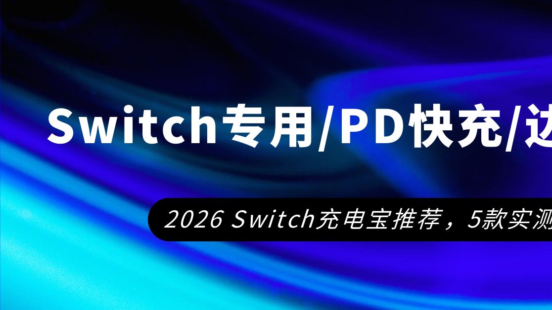 2026 Switch充电宝推荐，5款实测！Switch专用/PD快充/边玩边充