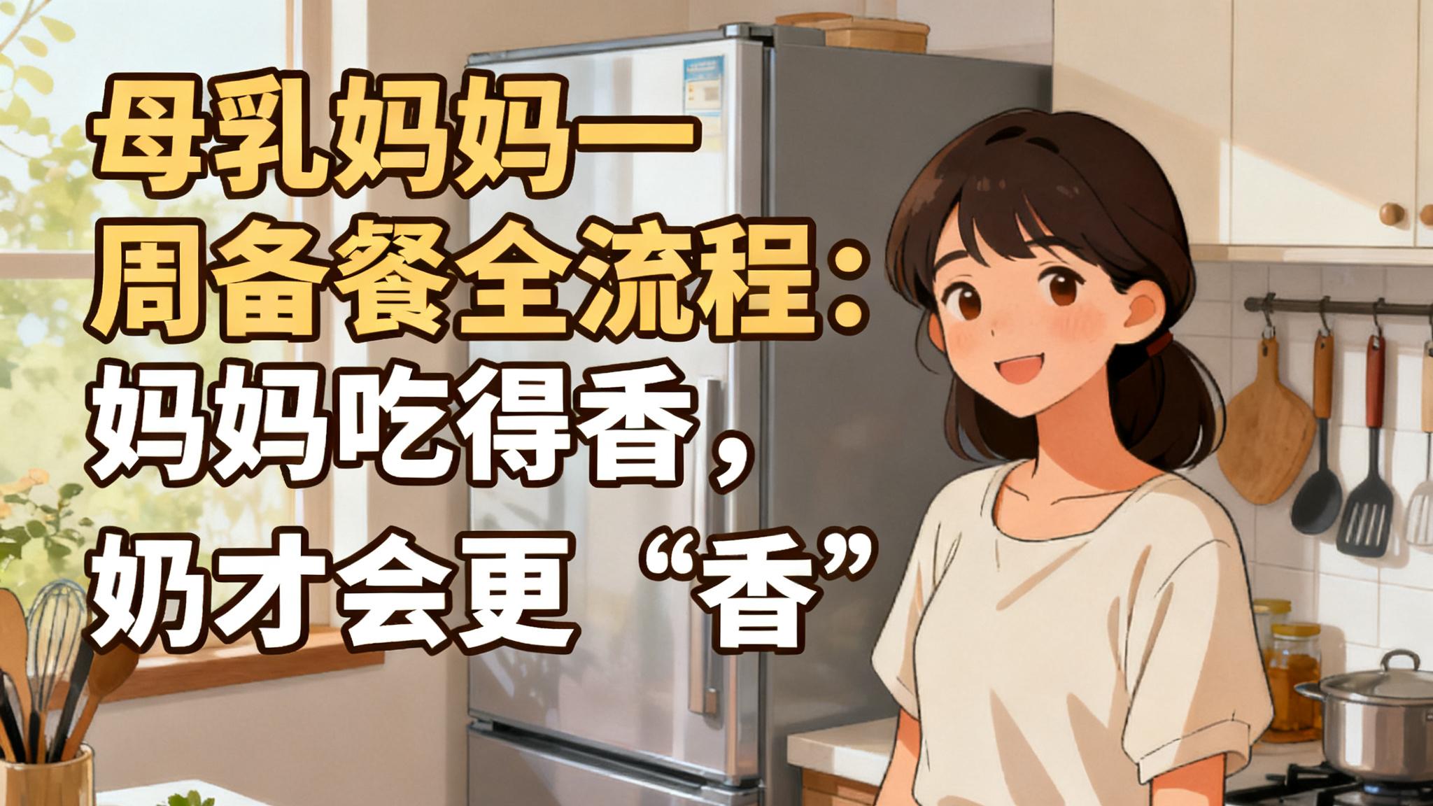 母乳妈妈一周备餐全流程：妈妈吃得香，奶才会更“香”