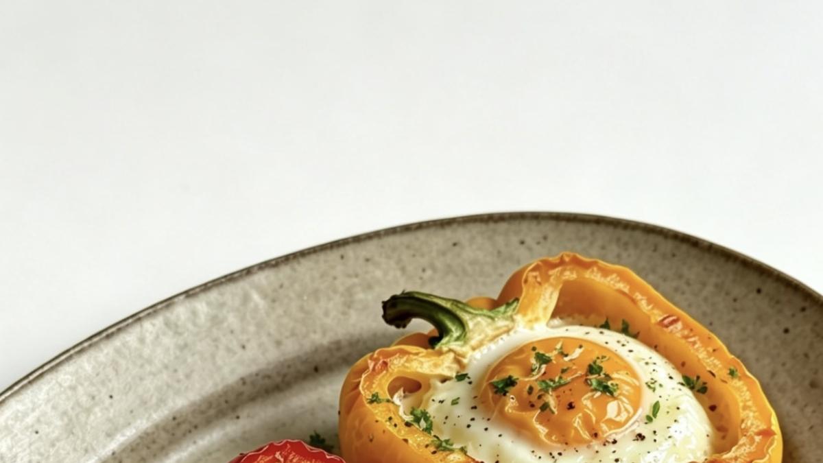 彩椒蒸蛋，家常中的精致美学