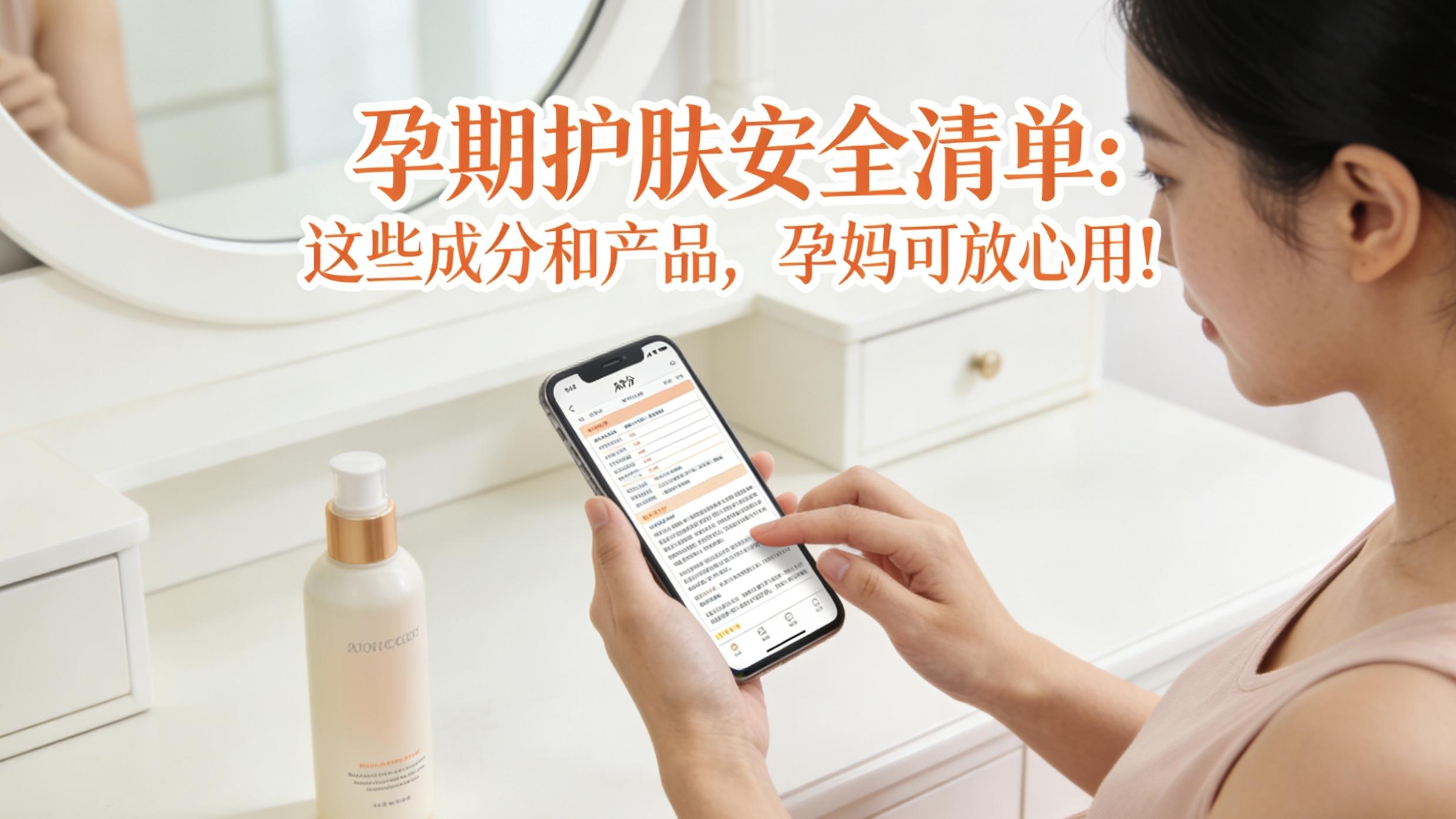 孕期护肤安全清单：这些成分和产品，孕妈可放心用！