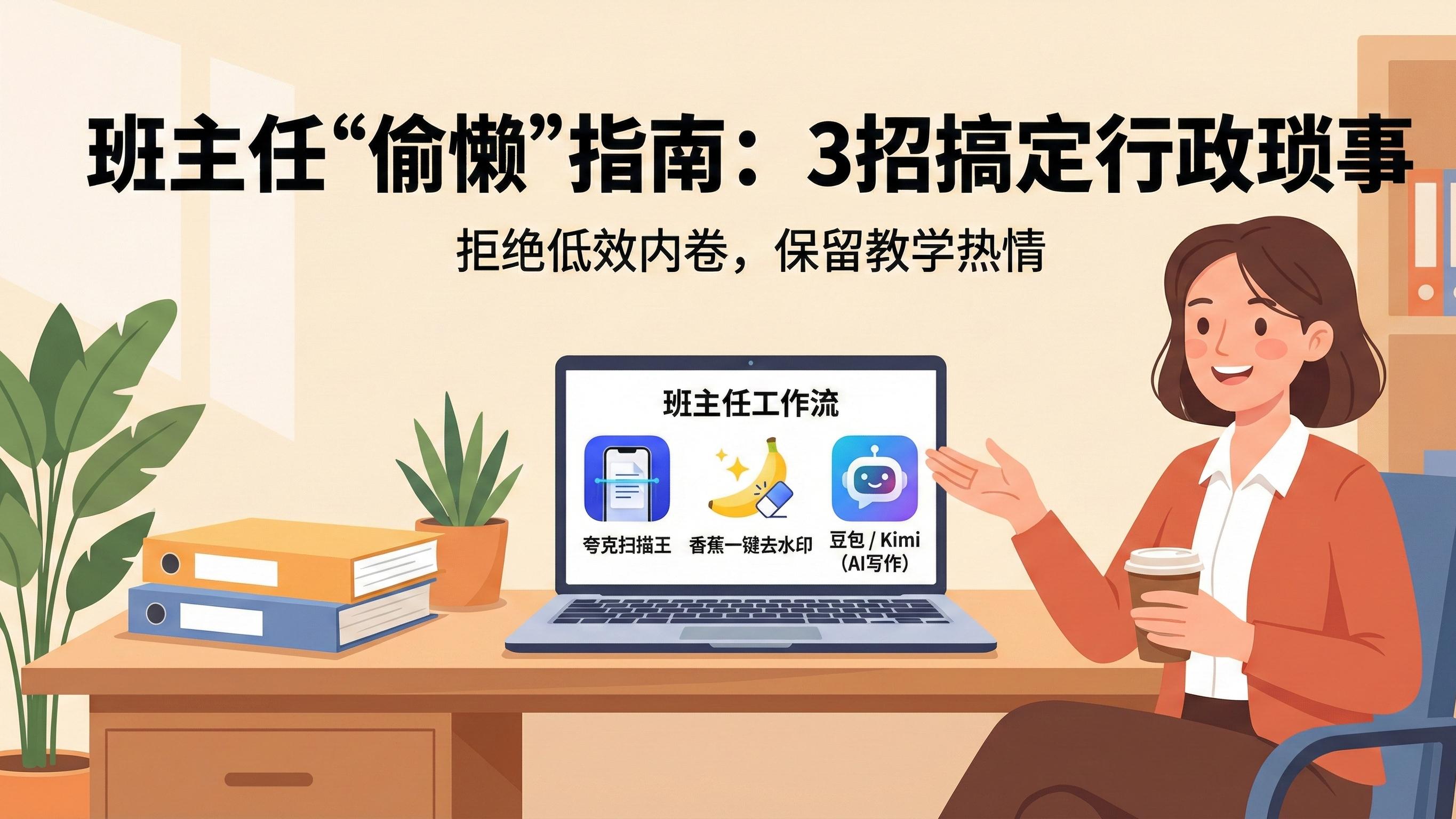 填表、收图、写总结？班主任如何优雅地应对“隐形工作”