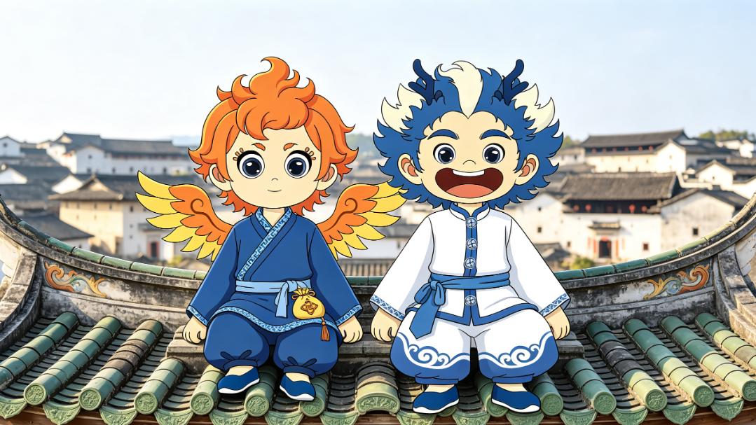 他们从屋脊上下来了——目瞪瞪&口呆呆·龙生九子的赣州缘分