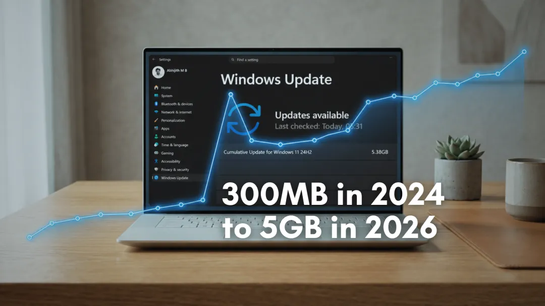 微软更新“体积扩张”真相：Win11 每月累积更新竟涨至5GB