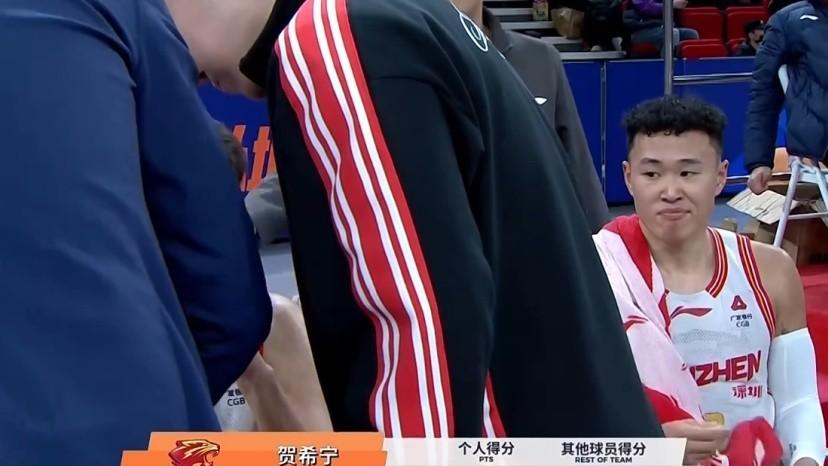 深圳球员贺希宁单场爆砍43分，却难阻上海主场取胜！