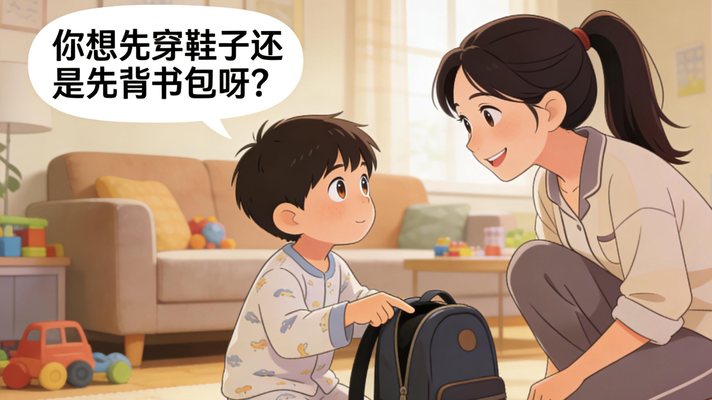 越催越磨蹭？改掉这习惯，亲子俩都省心