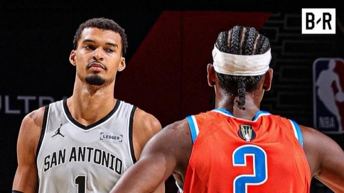 文班统治级攻防击败活塞，马刺逼近雷霆开启联盟第一争夺者战