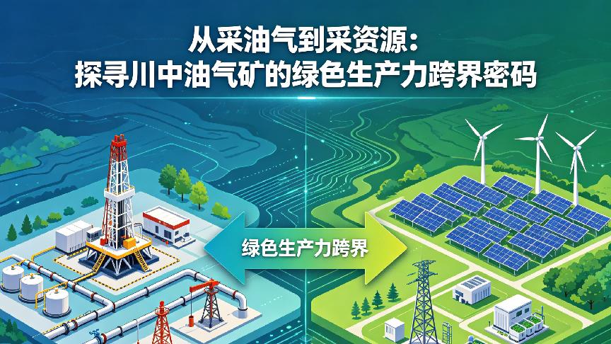 从采油气到采资源：探寻川中油气矿的绿色生产力跨界密码