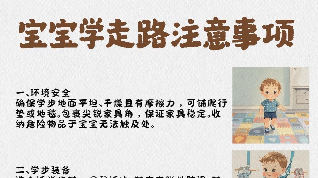 学步记，超全训练攻略快收藏！