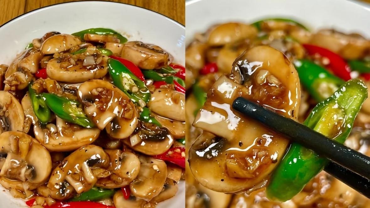 双椒炒口蘑：新手也能秒变大厨的“饭扫光”秘籍