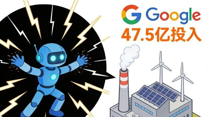 谷歌豪掷47.5亿：AI“吞电兽”倒逼科技巨头亲自下场“造电”