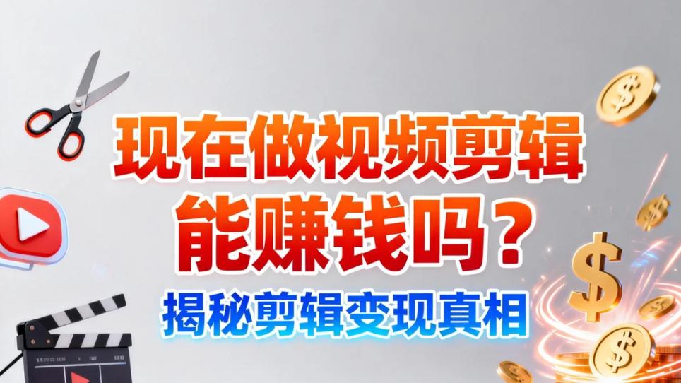 现在做视频剪辑能赚钱吗？教育技术老师掏心窝分享（避坑+路径）