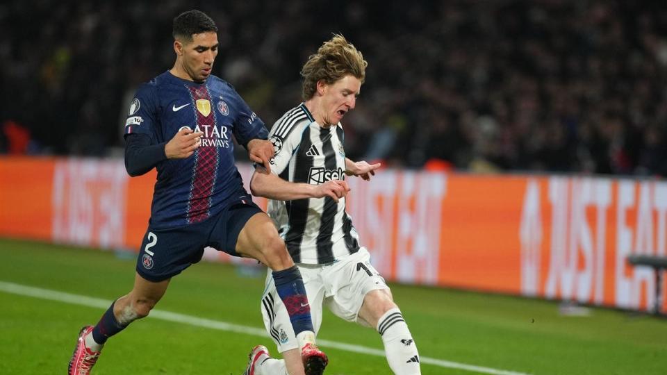 欧冠1-1，英超劲旅逼平卫冕冠军，登贝莱失点，威洛克救主