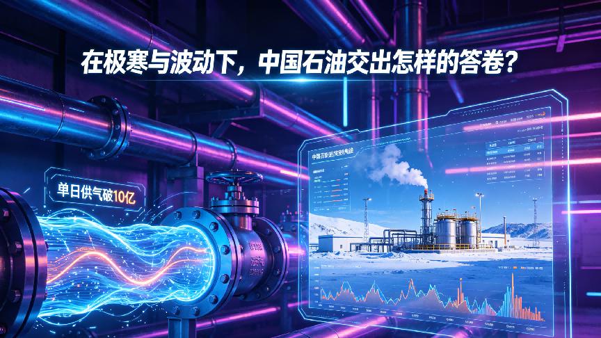 单日供气破10亿！在极寒与波动下，中国石油交出怎样的答卷？
