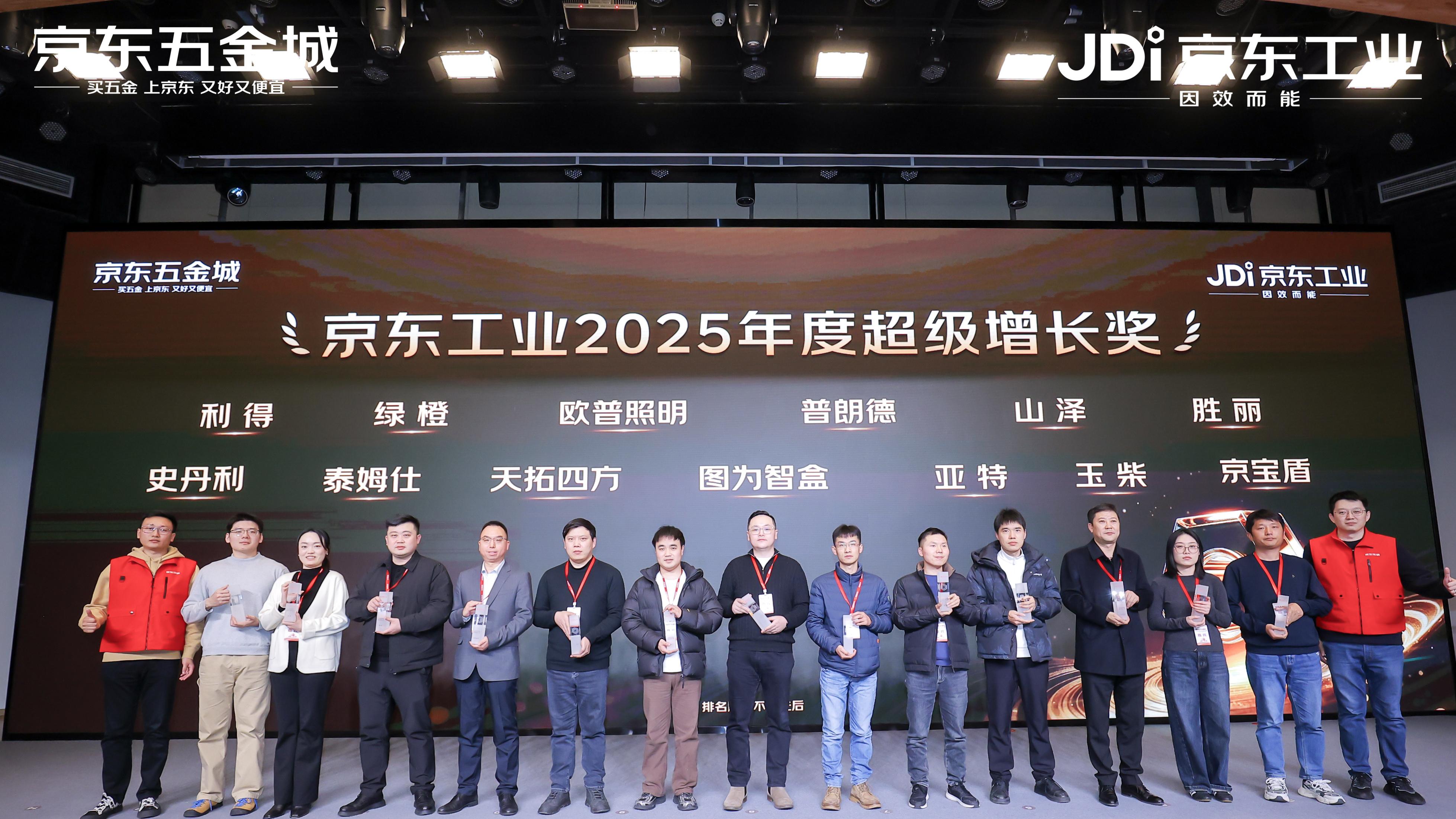 图为科技斩获京东工业2025年度超级增长奖！