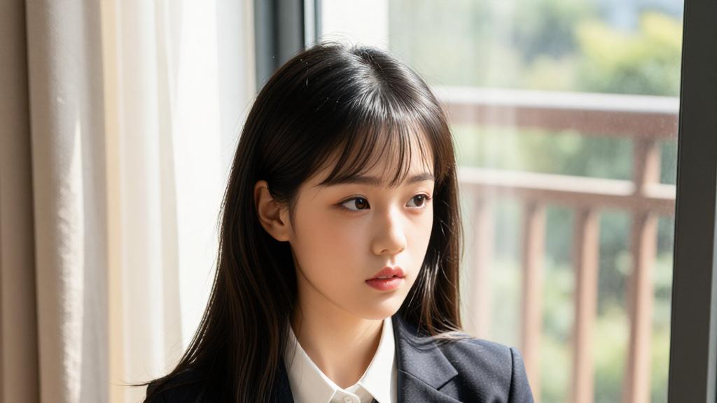 藏青西装通勤穿搭｜利落显瘦搭配技巧