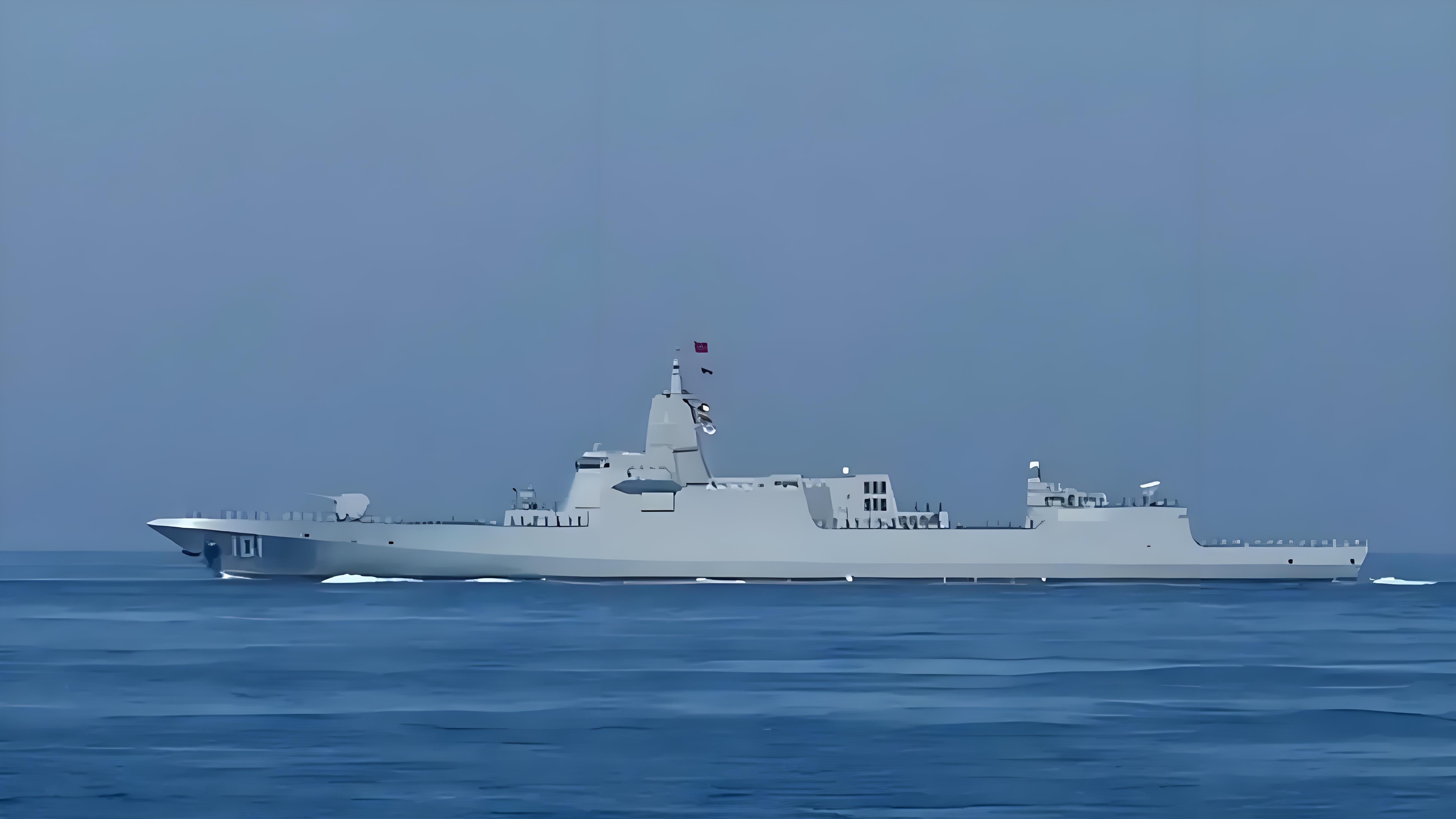 055型万吨大驱南海演练锁定核潜艇，水下“静默期”宣告终结