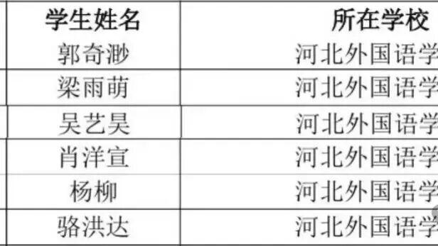 喜报！河北外国语学院学子在全国高校大学生外语水平能力大赛斩获佳绩