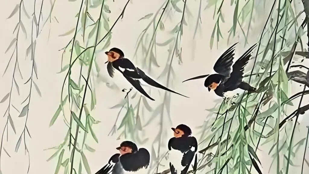 七律·柳绿莺啼旅思长