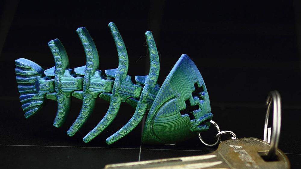 3D打印钥匙吊坠手板模型-齐乐手板