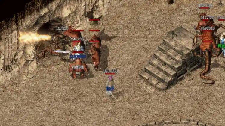 热血传奇：石墓七层的日子值得怀念，激战瞬间被永久珍藏！