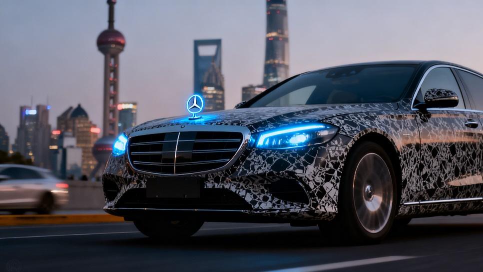 奔驰S级急了？一月来华测试，能挡得住国产旗舰吗？