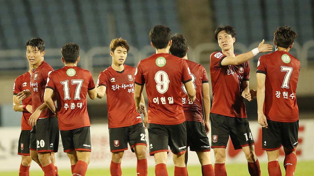 富川FCVS浦项制铁，韩K联最佳射手李昊宰无缘世界杯。