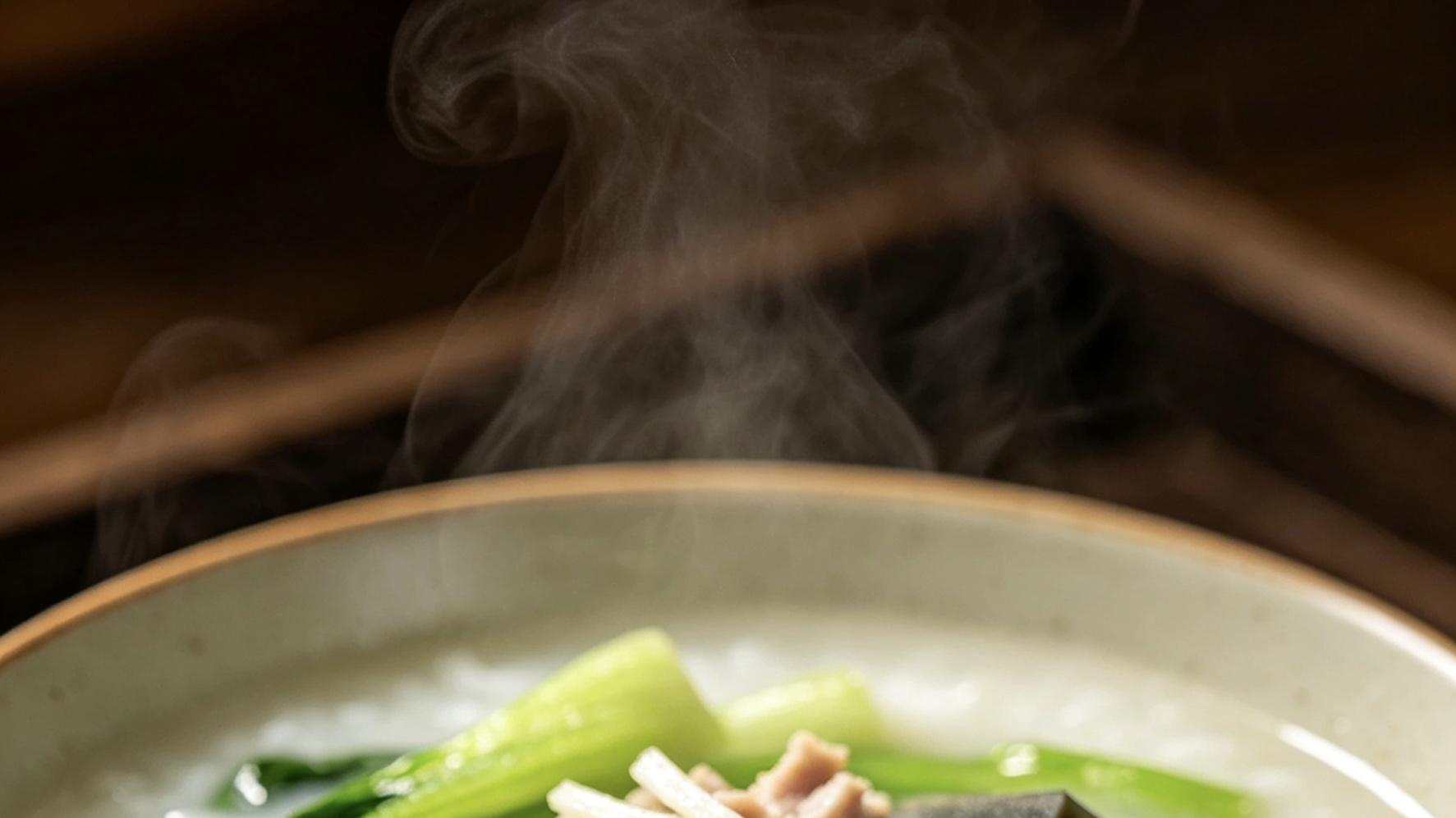 鲜掉眉毛的皮蛋瘦肉菜心粥！家常熬煮超省心，暖胃又治愈