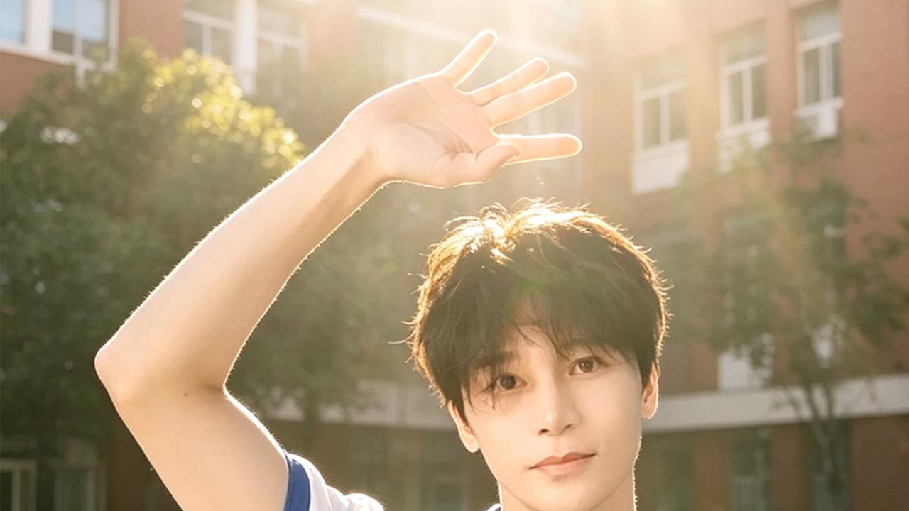 陈奕天毕业季剧照释出，蓝白校服复刻逆光盛夏青春
