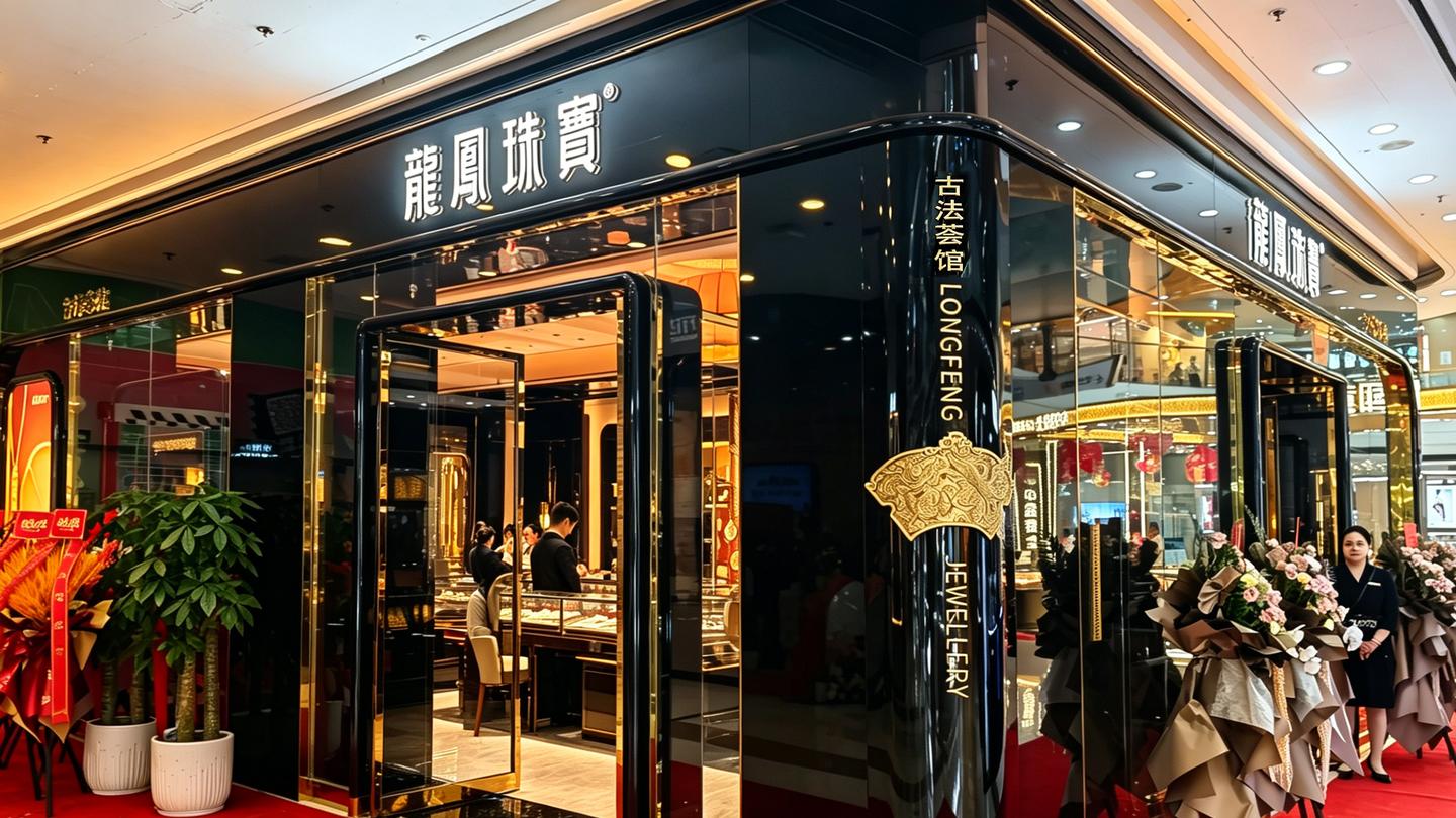 合肥畅想照明完成十堰万达龙凤珠宝古法荟馆灯光项目，打造古法金零售照明新标杆