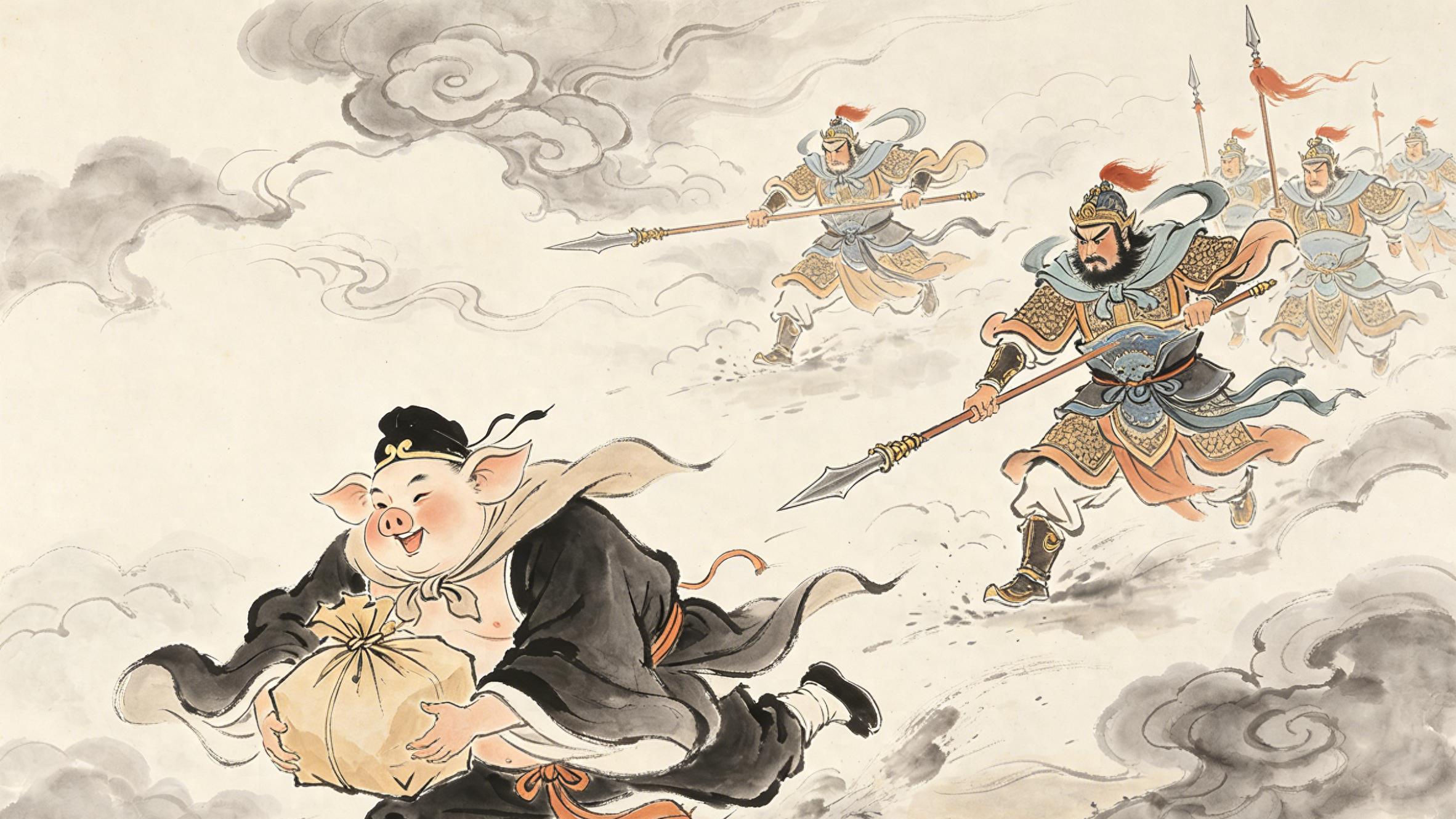 民间故事：天蓬元帅为何被贬下凡？和嫦娥无关！