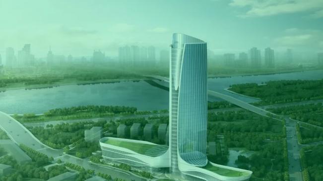 154.5米！片仔癀科技大楼封顶，集办公科研文化于一体