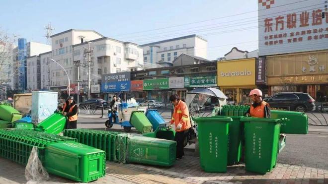 太和县垃圾桶“换新装” 整洁靓丽迎新春
